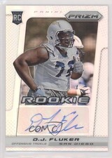 2013 Panini Prizm Auto Silver Prizm 27/99 DJ Fluker #285 Auto 2qw