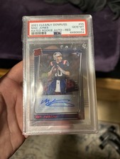 Mac Jones 2021 Clearly Donruss Rated Rookie Auto 11/50