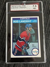 1982 O-Pee-Chee #368 Rod Langway Capitals-Hockey KSA 7.5 NM+