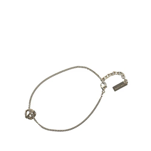 SAINT LAURENT (YSL) Bracciale catena YSL metallo argento donna SAINT LAURENT GZl158zi