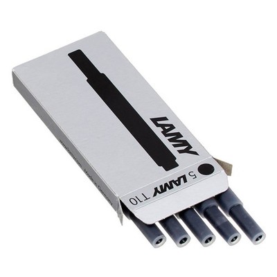 Lamy Fountain Pen Black Giant Ink Cartridge Pack of 5, 2.7 inches LT10BKB