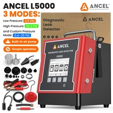 ANCEL L5000 PRO Automotive Pipe Oil Leakage Pressure Decay Test Built-in Pump