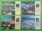 DR WHO 1989 AUSTRALIAN ANTARCTIC TERRITORY 4 FDC MAXIMUM CARD R75293