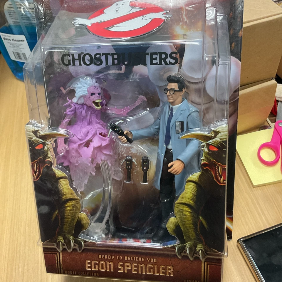 Figura Coleccionista Egon Spangler Cazafantasmas Matty Harold Ramis Bibliotecario Mattel Foto 3 de 4