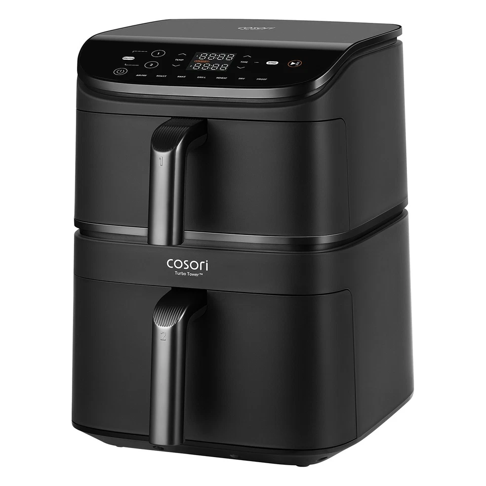 Aussteller Cosori Turbo Tower CAF-DC121-ADER Heißluftfritteuse 10.8 L schwarz - Bild 4 von 4