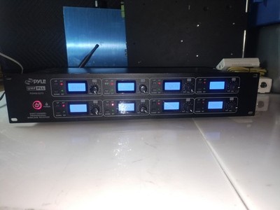 Pyle UHF PLL PDWM 8880 Eight channel professional wireless receiver