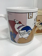 FARSIDE MUG. FARSIDE PSYCHIATRIST MUG. VINTAGE FARSIDE CARTOON MUG. B375