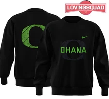 Oregon Duck x Ohana Logo Two Sides Sweatshirt