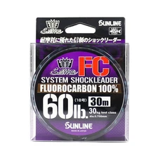 Sunline Fluorocarbon Leader Saltwater System Shock Leader 30m 60lb (9222)