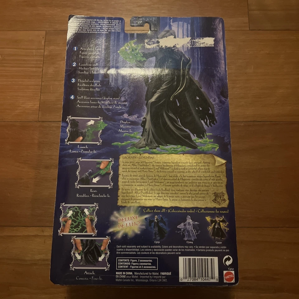 Mattel 2004 Harry Potter e o Prisioneiro de Azkaban MOC Lord Voldemort - Imagem 3 de 4