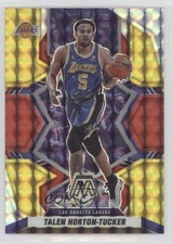 2021 Mosaic Choice Fusion Red & Yellow Prizm 80/88 Talen Horton-Tucker #187 0c6