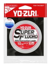 Yo-Zuri SF10LBNCL30 SuperFluoro 100 Fluorocarbon Leader 10Lb 30Yard