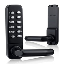 CODACE Mechanical Keyless Entry Door Lock with Keypad Door Knob, Waterproof