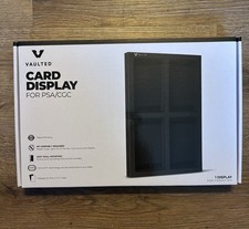 Vaulted 4-Card Display for PSA/CGC - Wall Mountable - Sealed