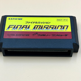 Final Mission Famicom NES Japan 1990 Natsume Cartridge Tested Authentic Rare