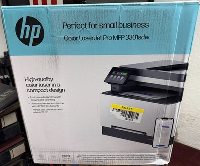 HP Color LaserJet Pro MFP 3301sdw Laser Printer, Color Mobile Print, Copy, Scan