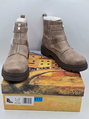 Bella Vita Arcadia Women's Boot Arcadia Toupe 51-4177 - Sz 9 W Wide
