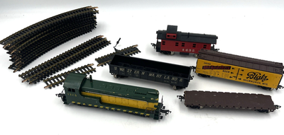 Vintage HO Fleischmann Germany Freight Train Set (Partial) Loco