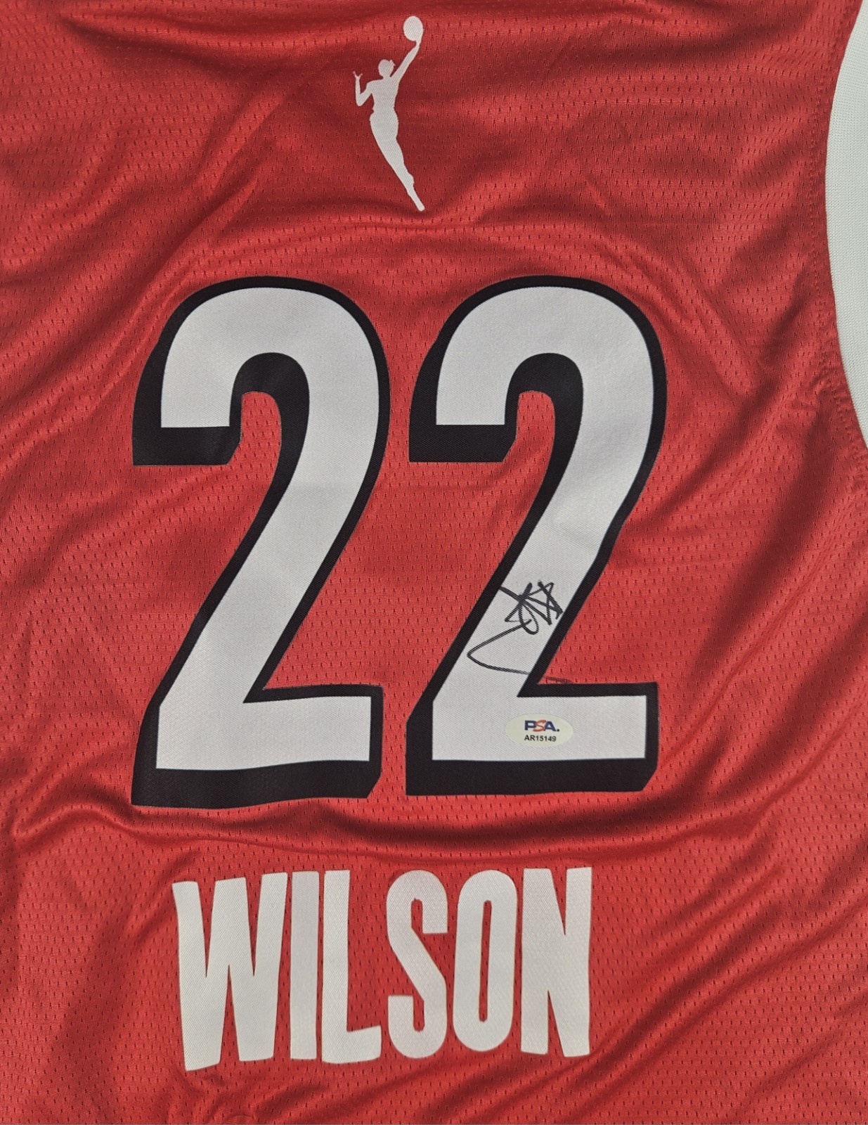 A'ja Wilson Signed Autographed Las Vegas Aces Jersey PSA Certified Aja