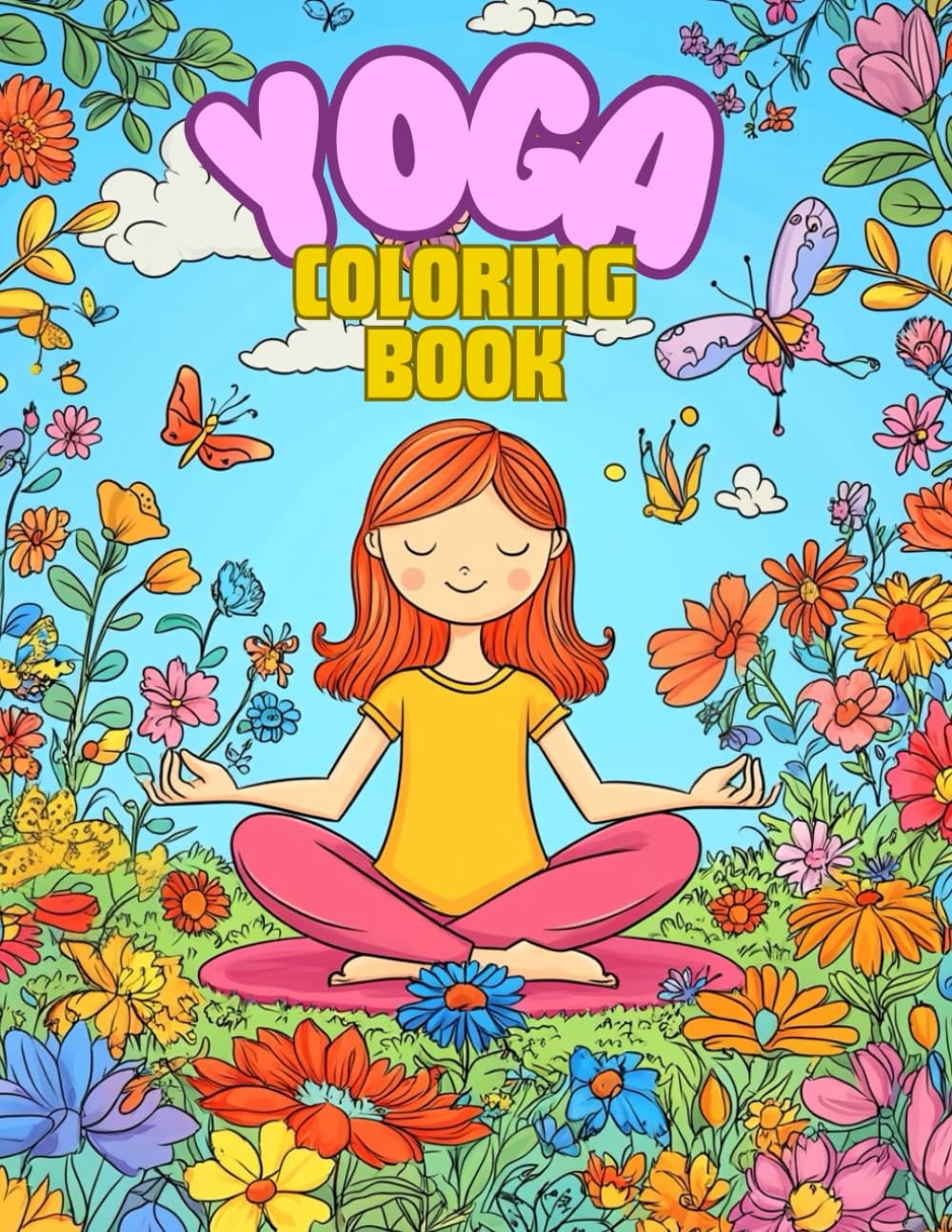 Yoga Coloring Book Fun and Relaxing Yoga Poses for Kids – A Mindful Coloring ...