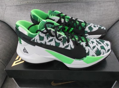 Nike Zoom Freak 2 Naija Basketball Shoe Mens 9.5 Green Black White Giannis Court Nike Zoom Freak 2 Naija Men main image 4