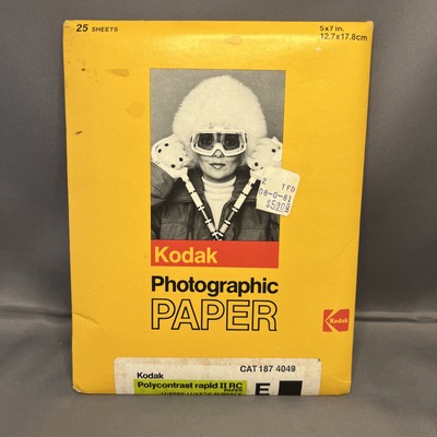 Kodak Polycontrast Rapid 2ii RC Photo Paper Lustre-Luxe E  25 Sheets Sealed