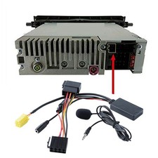 Adattatore audio compatibile per auto 6 pin con microfono per Fortwo 451
