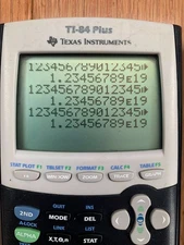 Texas Instruments TI-84 Plus Edition Graphing Calculator *Dead Top Pixel Line*