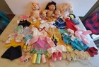 5 Vintage Cabbage Patch Kids Dolls clothes shoes Koosas Cats babies bottles lot