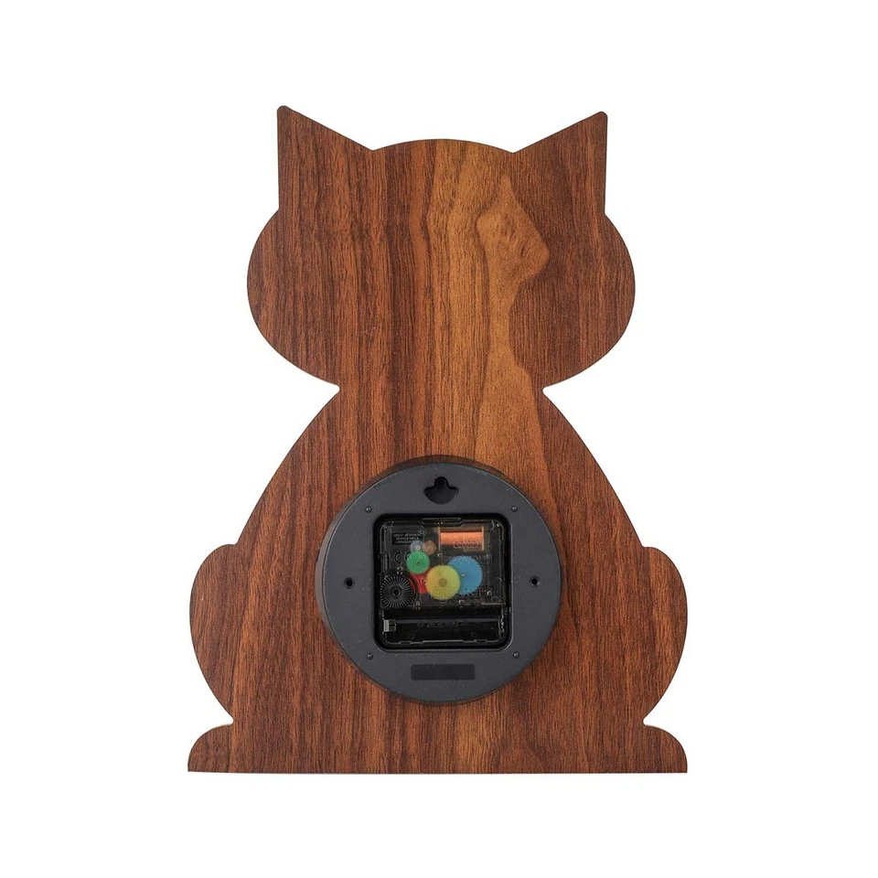 Luminoso Reloj de Pared Silencioso Sin Tictac Diseño Animal Reloj para Niño, Batería... Foto 4 de 4