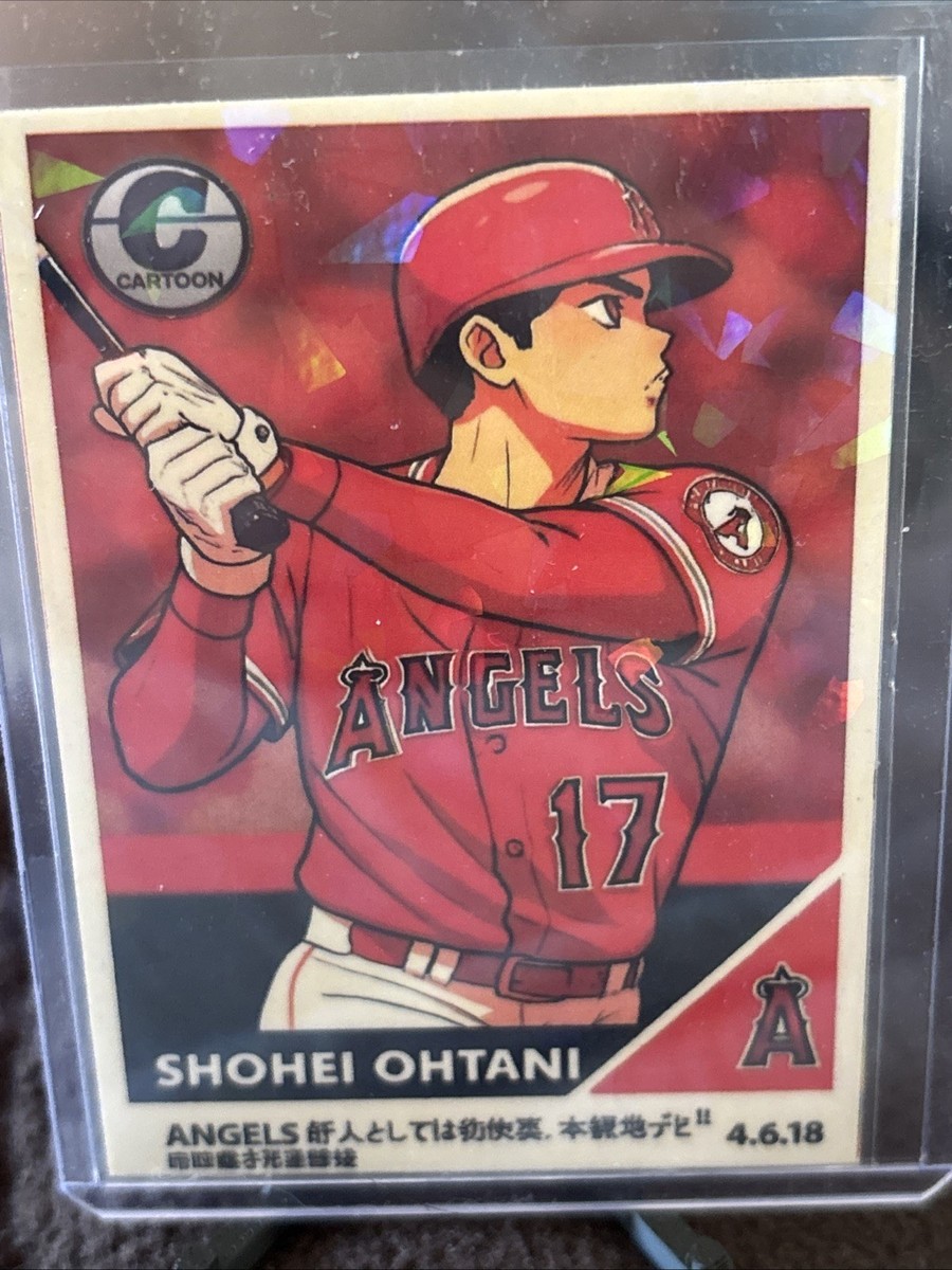 Shohei Ohtani 2018 Anime Sport Manga Swag Ice Rookie Cartoon - LA