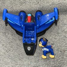 Paw Patrol Jet to The Rescue Chase's Deluxe Vehicle with Figure Lights  Sound