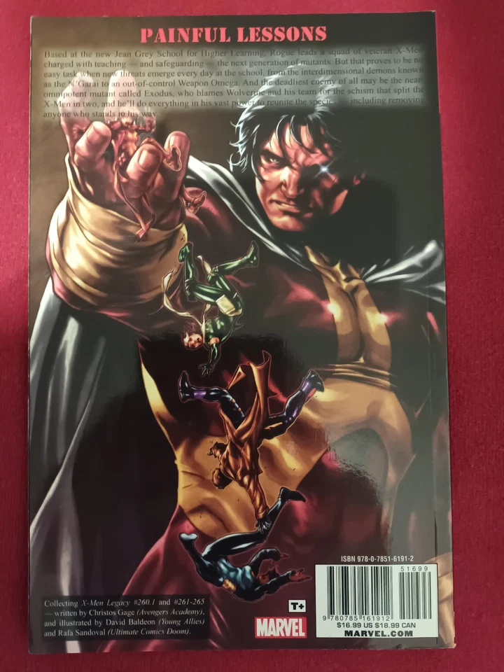 X-MEN LEGACY: BACK TO SCHOOL - TPB CHRISTOS GAGE - Free Shipping! - Bild 2 von 4