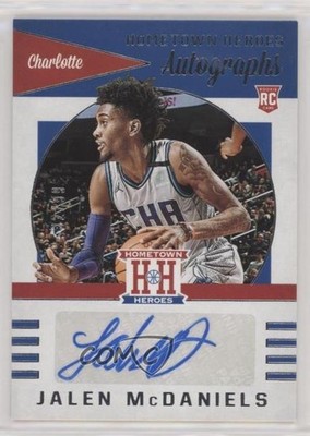 2019 Panini Chronicles Hometown Heroes Rookie 32/99 Jalen McDaniels Auto RC pe8