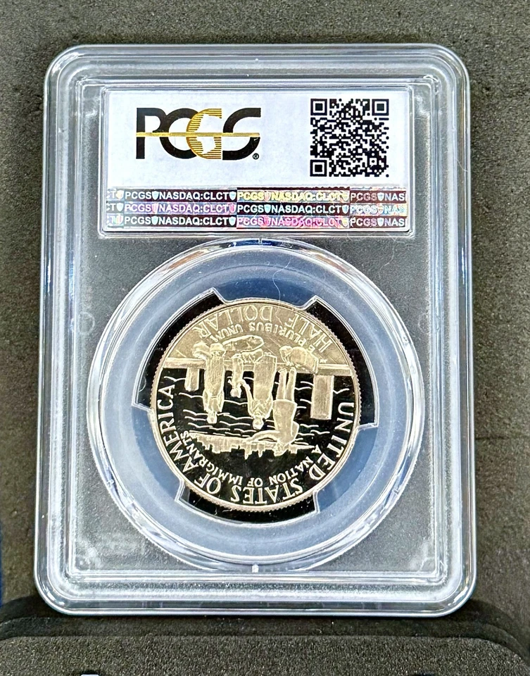 1986-S 50C STATUE OF LIBERTY PROOF HALF DOLLAR COMMEM PCGS PR68 DCAM #34351773 - Image 2 of 2