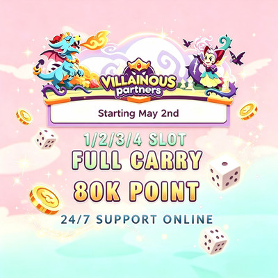 Villainous Partners Event  Mono-poly Go Partner Slots Full Carry 80K Fast Cheap