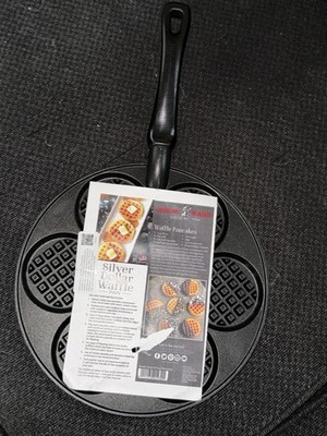 Nordic Ware Silver Dollar Waffle Griddle Pan 7 Mini Waffles Made in USA