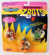 RARO VINTAGE 1993 MICRO MÁQUINAS ZBOTS CLAXON RADIO NEPTOON GALOOB ¡NUEVO SELLADO!