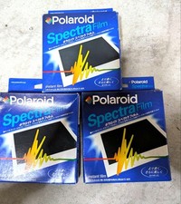 Polaroid Spectra Instant Film 3 Packs 30 Exposures Sealed Expired ISO 600 Japan