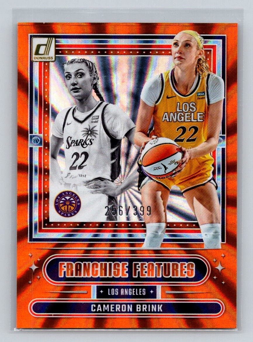 2025 Panini Donruss WNBA - Franchise Features Cameron Brink #2 Orange Laser /399