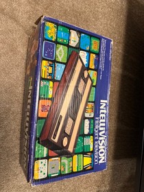 Mattel Intellivision system console system in box w/ 3 CIB video games UNTESTED