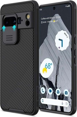 Nillkin CamShield Pro für Google Pixel 8 Pro Hülle mit Slide Kamera Cover Schwarz
