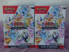 ⭐Sealed⭐ TWO Prismatic Evolutions Booster Bundle x2 - Pokémon TCG