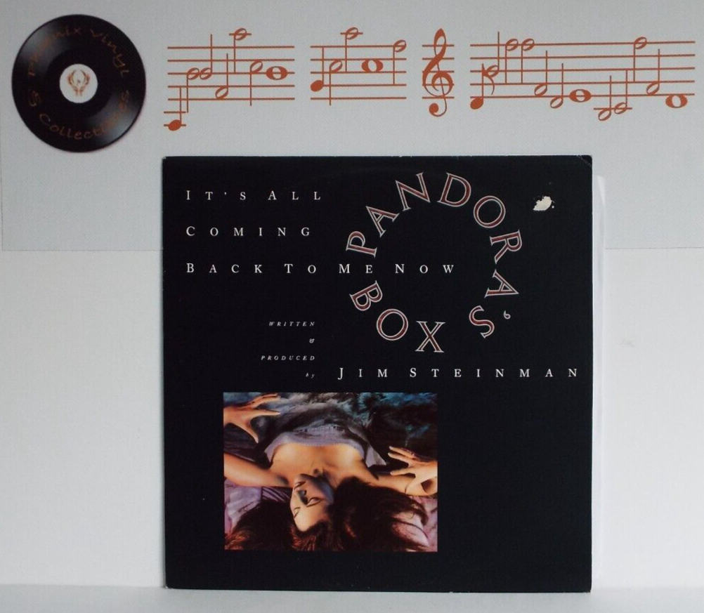 Pandora’s Box It’s All Coming Back To Me Now 12” Single A1U B1U Pressing - EX