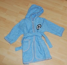 Bademantel Frottee mit Ball Applikation Kinde...