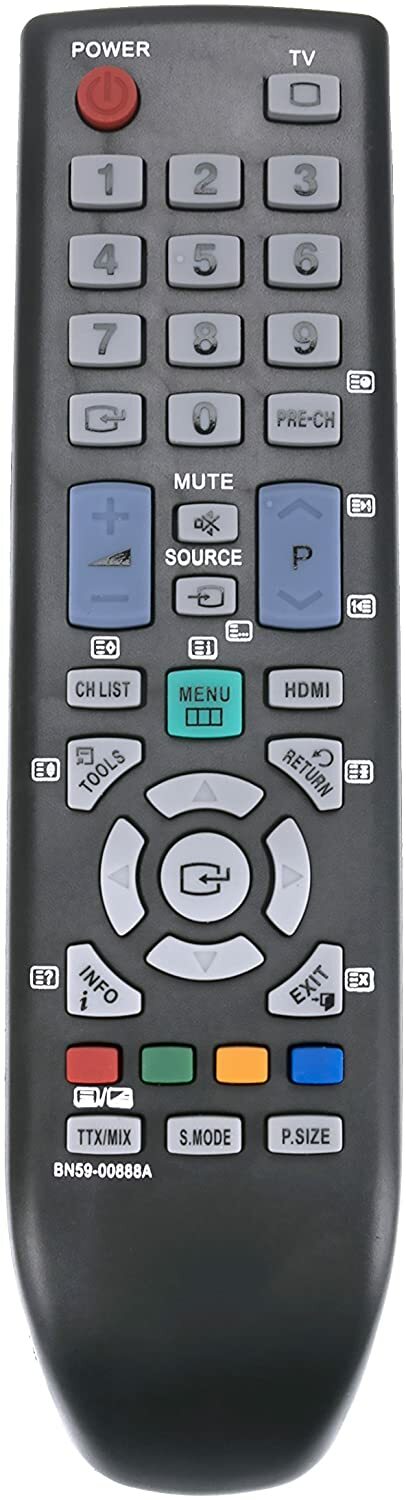 Samsung TV Remote BN59-00888A Replacement for LA26B350 LA26B450 LA26B350F1