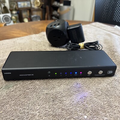 MP HDMI Switcher 4 inputs 1 outputHDMI ARC/3D/CEC Supportplus Toslink MD-415ARC