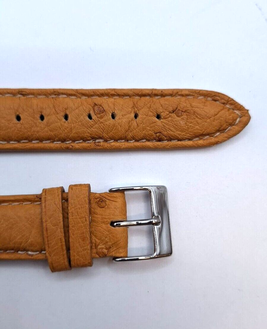 CINTURINO STRUZZO PER JAEGER LE COULTRE REVERSO 19mm FIBBIA 16mm