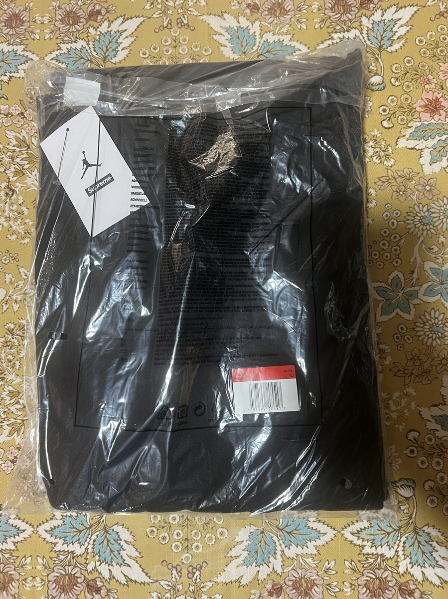 SUPREME®/JORDAN® TRICOT TRACK PANT in Black, Men's Size Large FW24