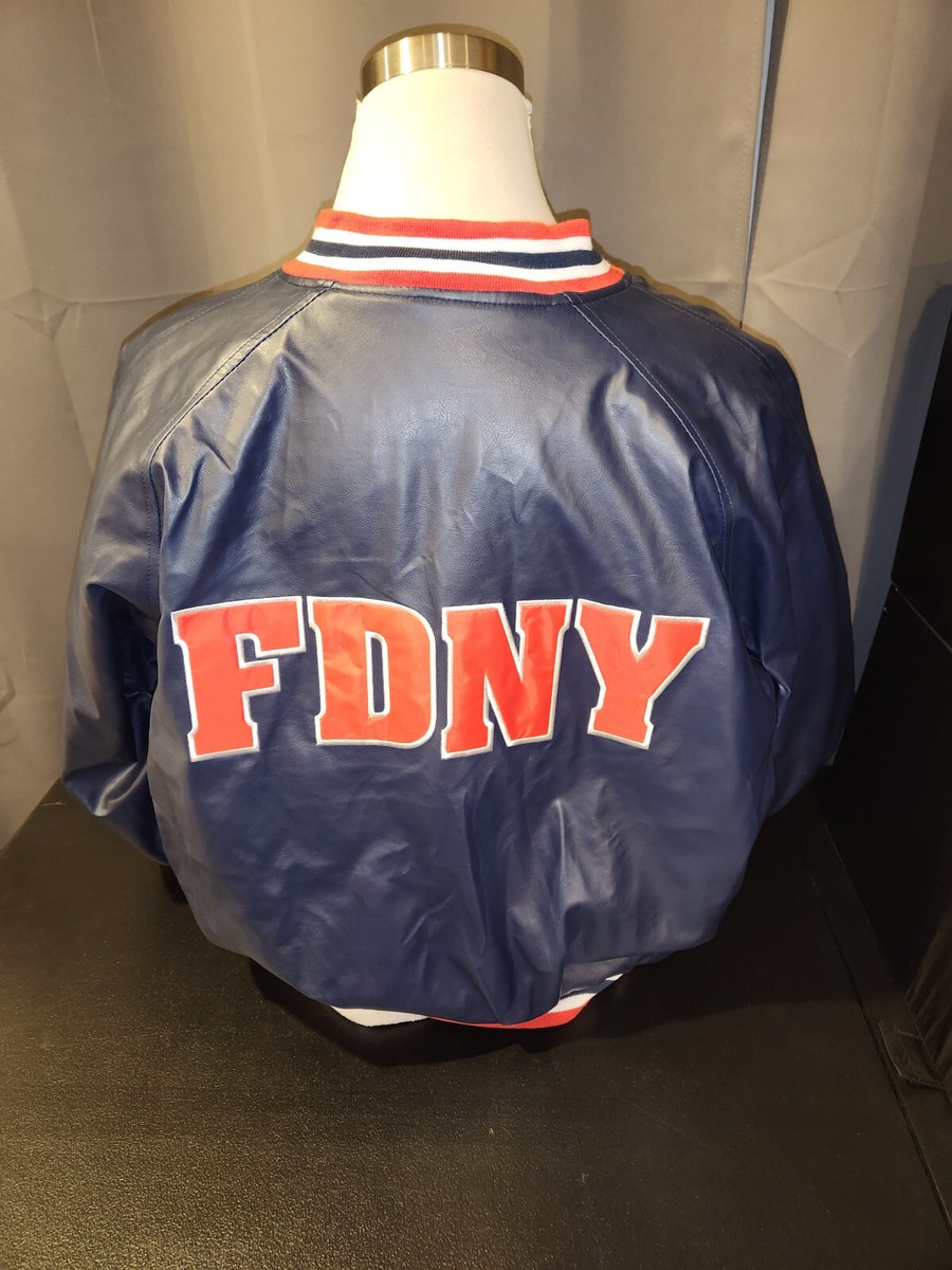 OFFICIALLY LICENSED FDNY VARSITY JACKET NEW YORK FIRE DEPARTMENT